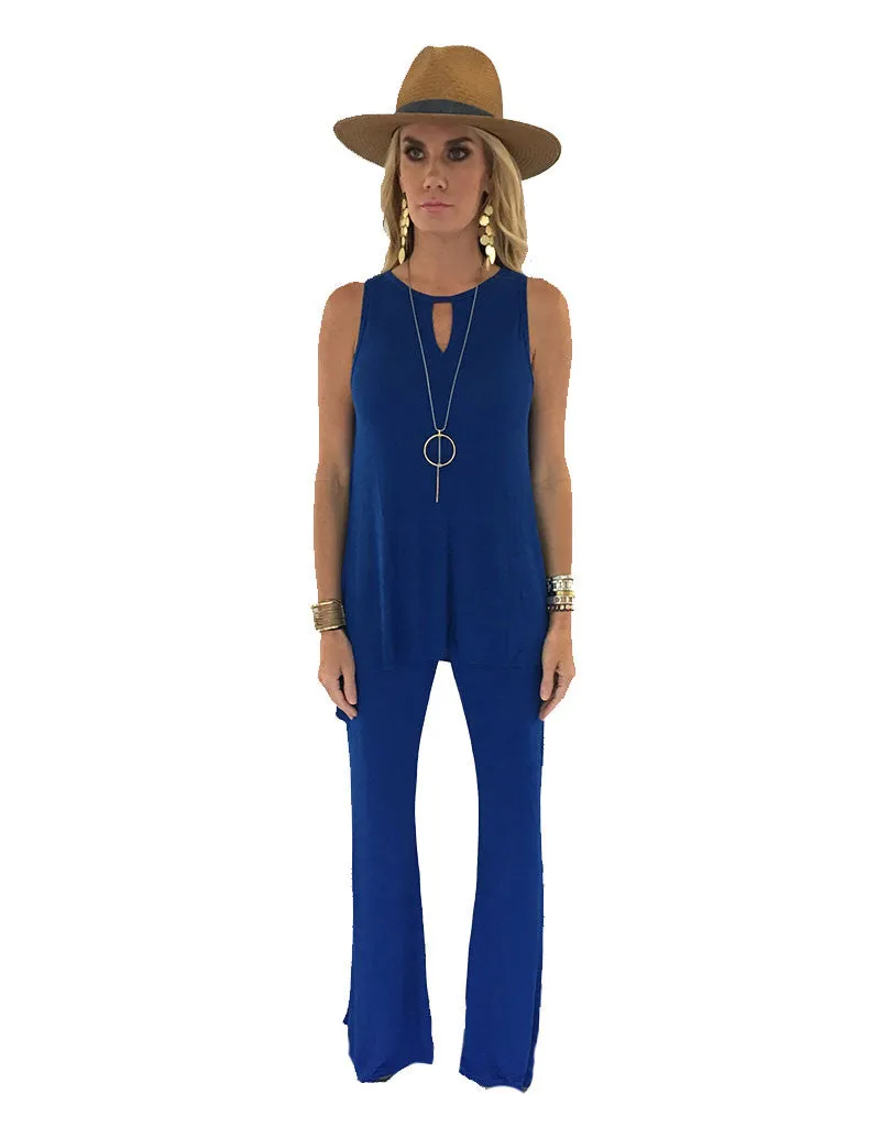 Michael Lauren Mars Bell Pant in Moonstone