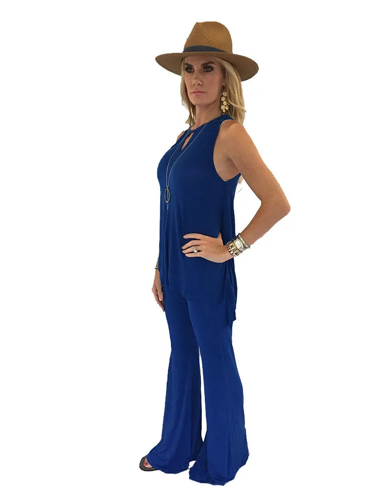 Michael Lauren Mars Bell Pant in Moonstone