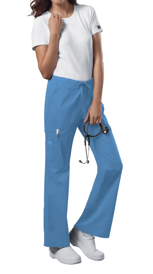 Mid Rise Drawstring Cargo Pant