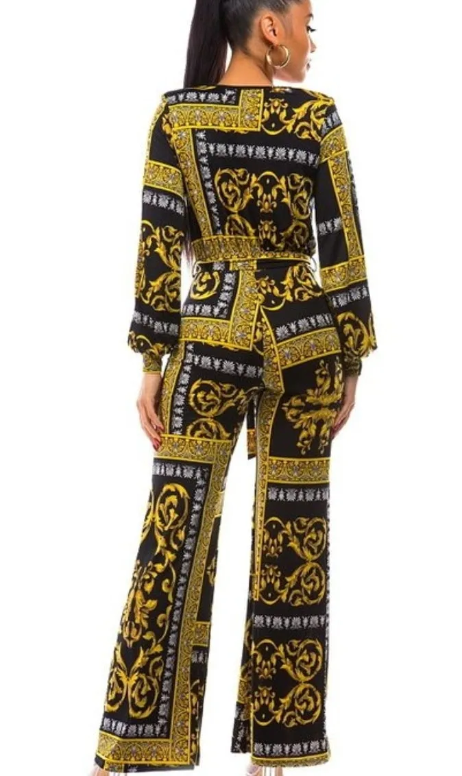 Milan Print Jumpsuit