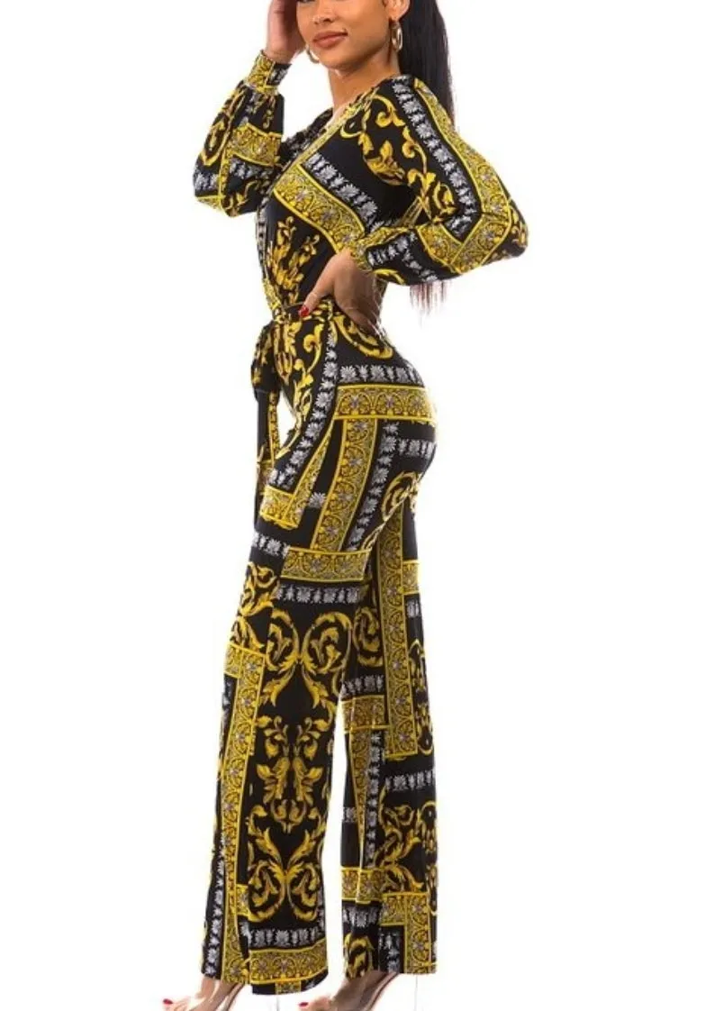 Milan Print Jumpsuit