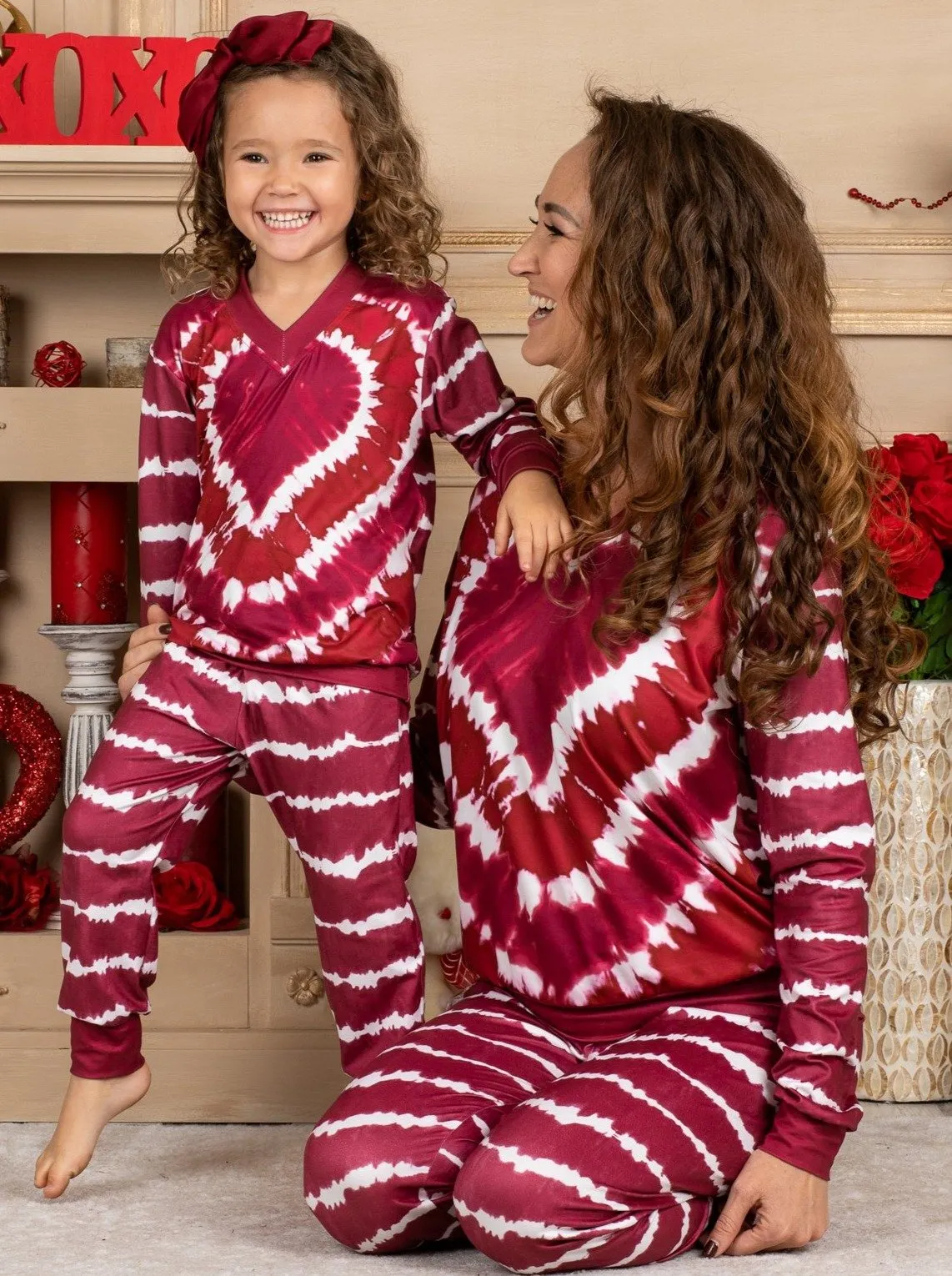 Mommy and Me I'm Bananas For You Loungewear Set
