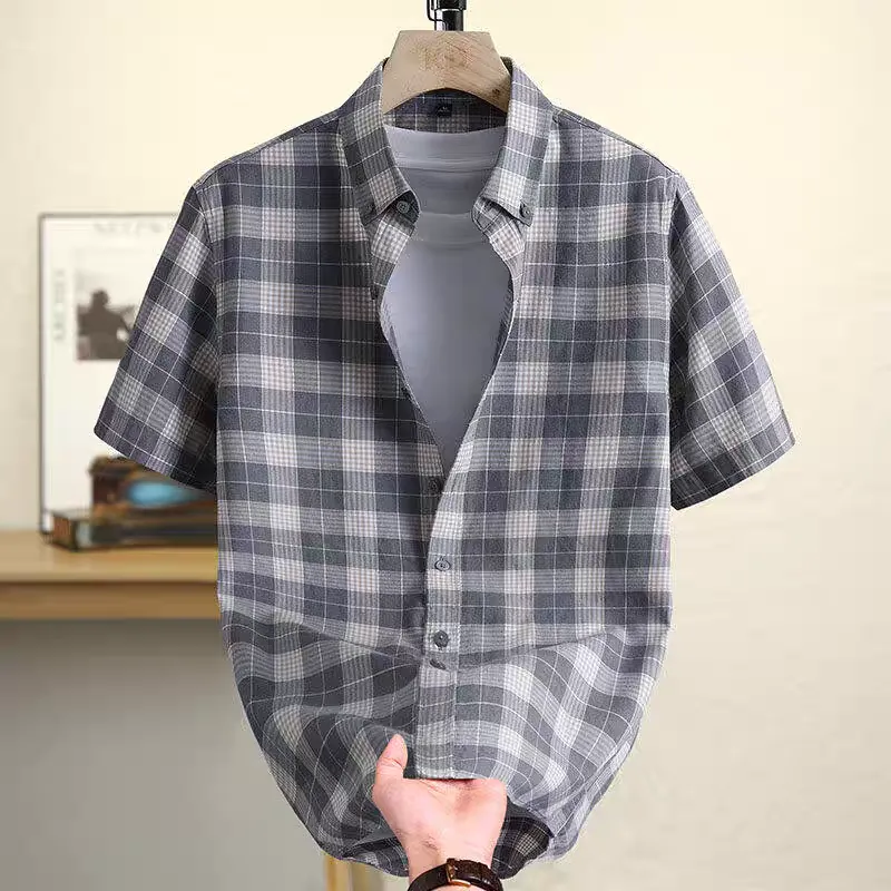 Monarch Check Classic Cotton Half Sleeve Shirts