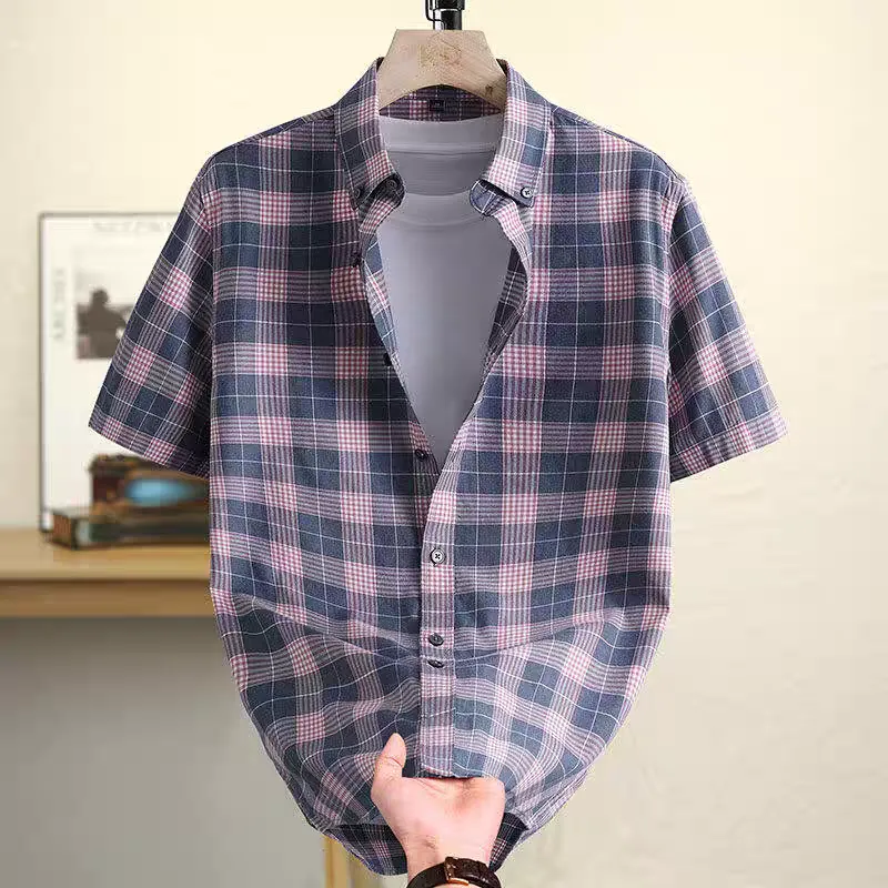 Monarch Check Classic Cotton Half Sleeve Shirts