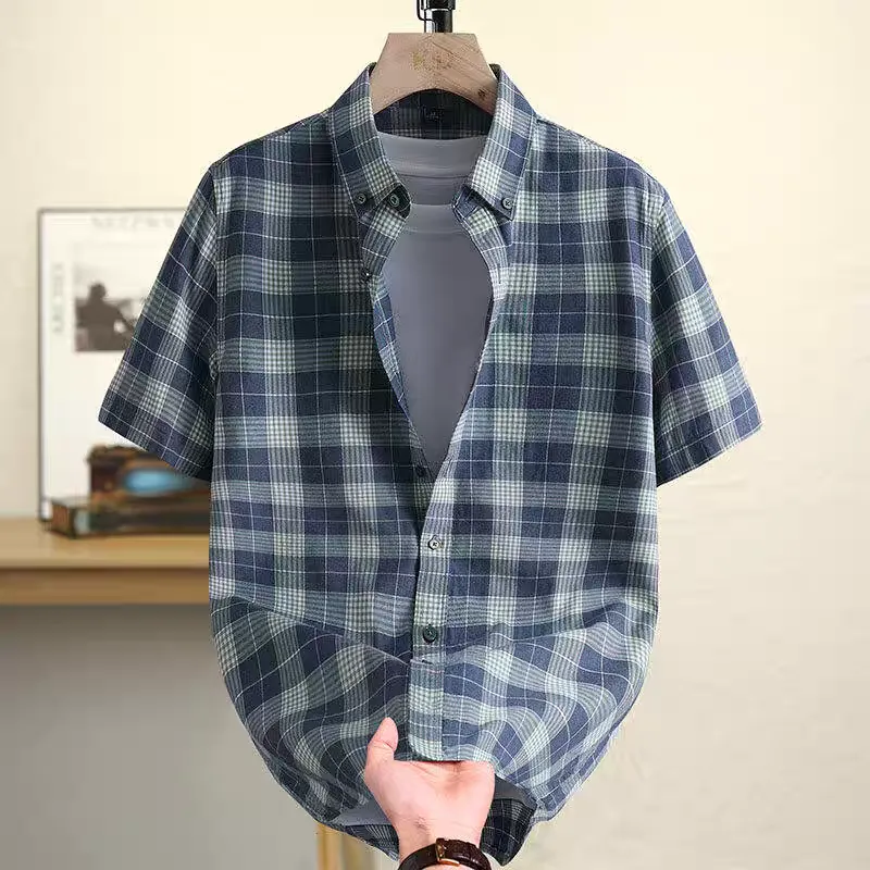 Monarch Check Classic Cotton Half Sleeve Shirts