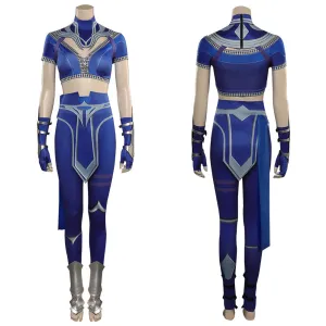 Mortal Kombat Kitana Cosplay Costume Outfits Halloween Carnival Suit