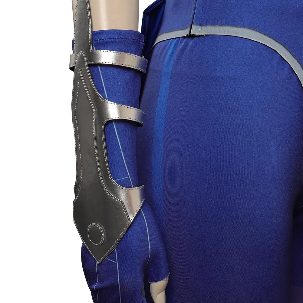 Mortal Kombat Kitana Cosplay Costume Outfits Halloween Carnival Suit