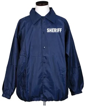 NAVY BLUE WINDBREAKER WITH SHERIFF I.D