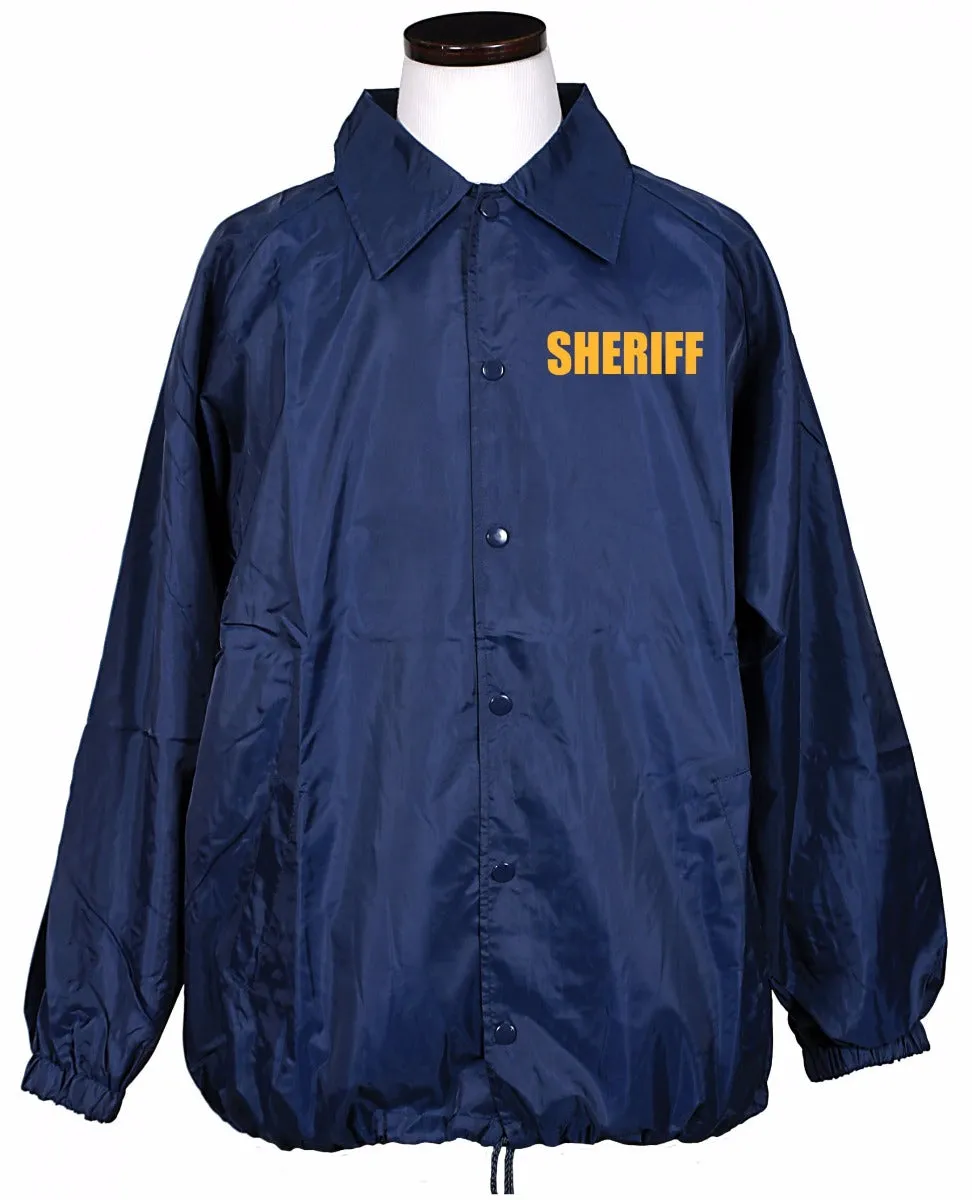 NAVY BLUE WINDBREAKER WITH SHERIFF I.D