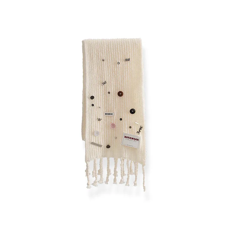 [NAWS] Hand-made crochet tassel scarf