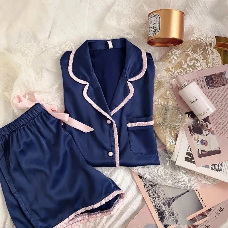 New Style Pajamas, Leisure Silk Suit, Home Service