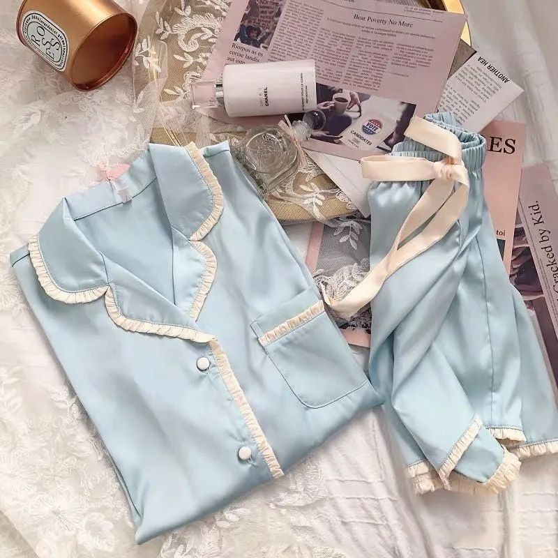 New Style Pajamas, Leisure Silk Suit, Home Service