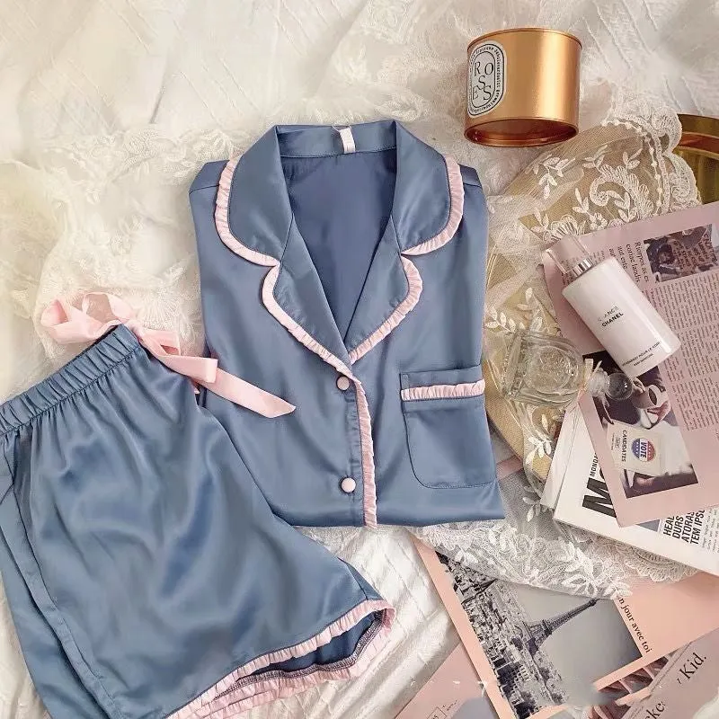 New Style Pajamas, Leisure Silk Suit, Home Service
