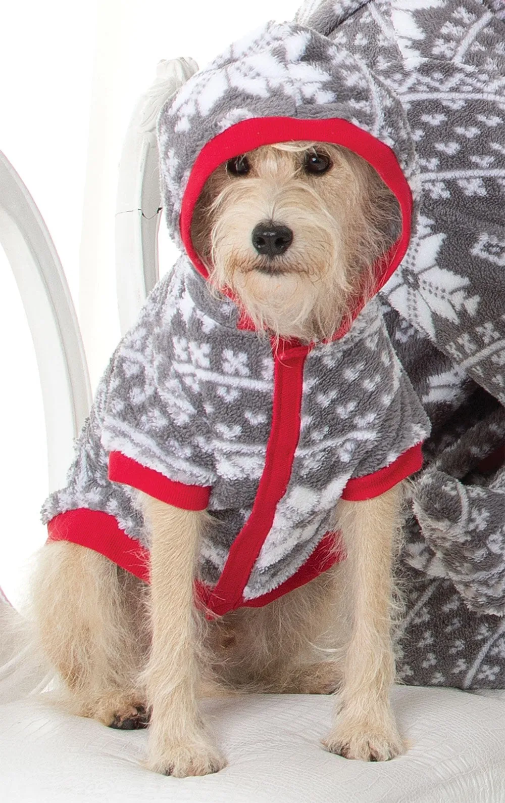 Nordic Fleece Hoodie-Footie Onesie Pet Pajamas