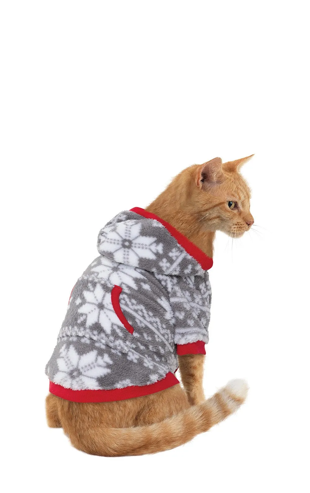 Nordic Fleece Hoodie-Footie Onesie Pet Pajamas
