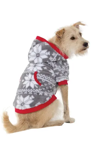 Nordic Fleece Hoodie-Footie Onesie Pet Pajamas