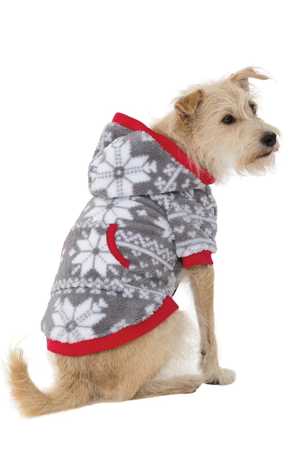 Nordic Fleece Hoodie-Footie Onesie Pet Pajamas