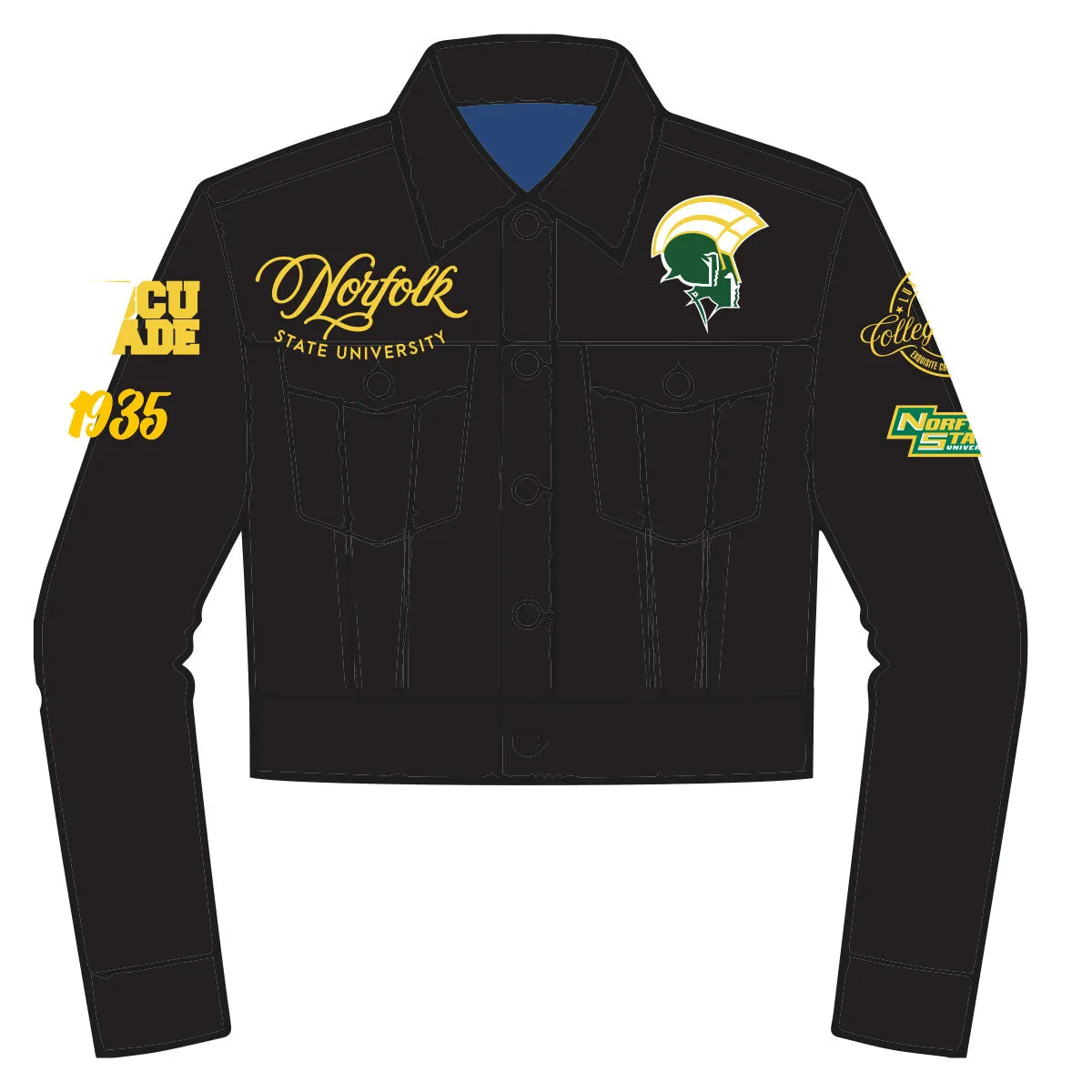 NORFOLK ST. | CROP DENIM JACKET()
