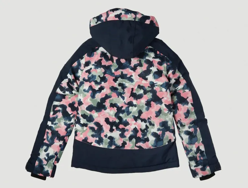 ONeill Adelite Girls Jacket Blue Print / Pink