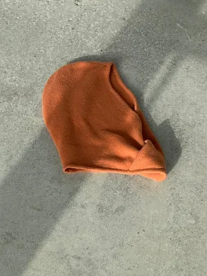 orange cashmere hood