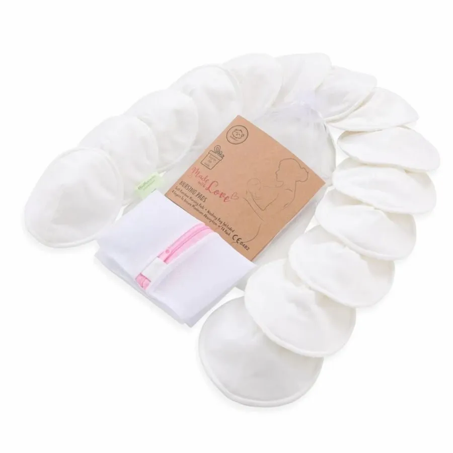 Organic Nursing Pads - Soft White