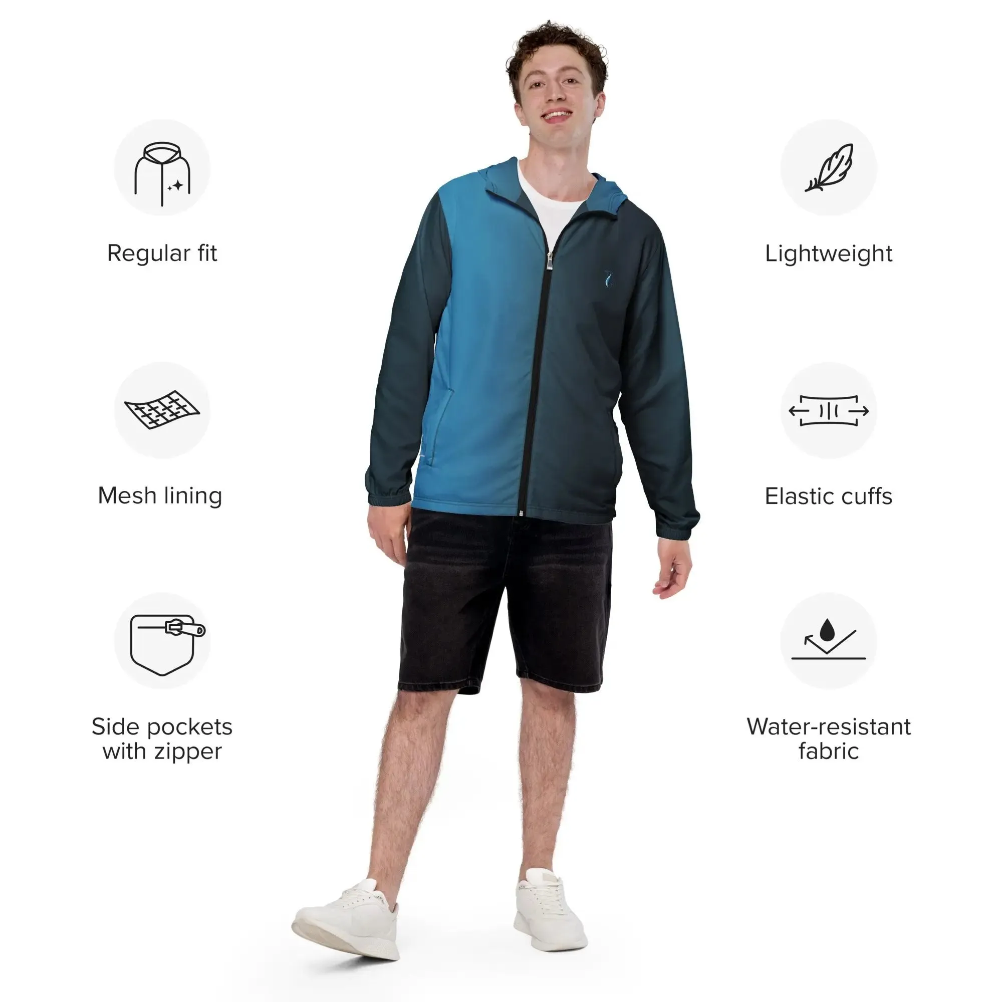 Original VAWD Men’s windbreaker (Ripple)