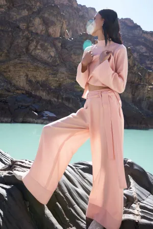 Oslo Woollen Pants (Dusty Pink)