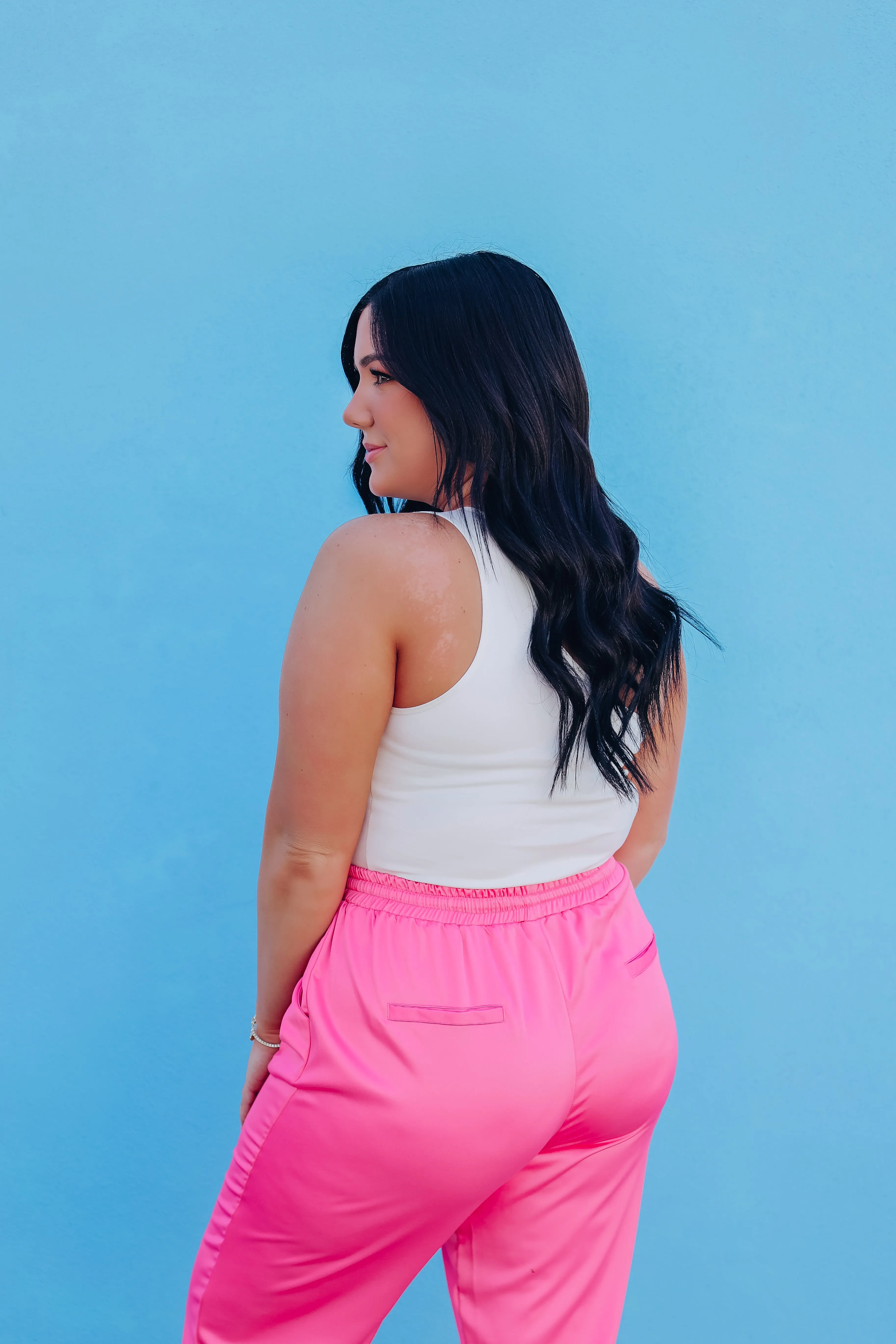 Out N' About One Shoulder Cut Out Bodysuit - Ivory