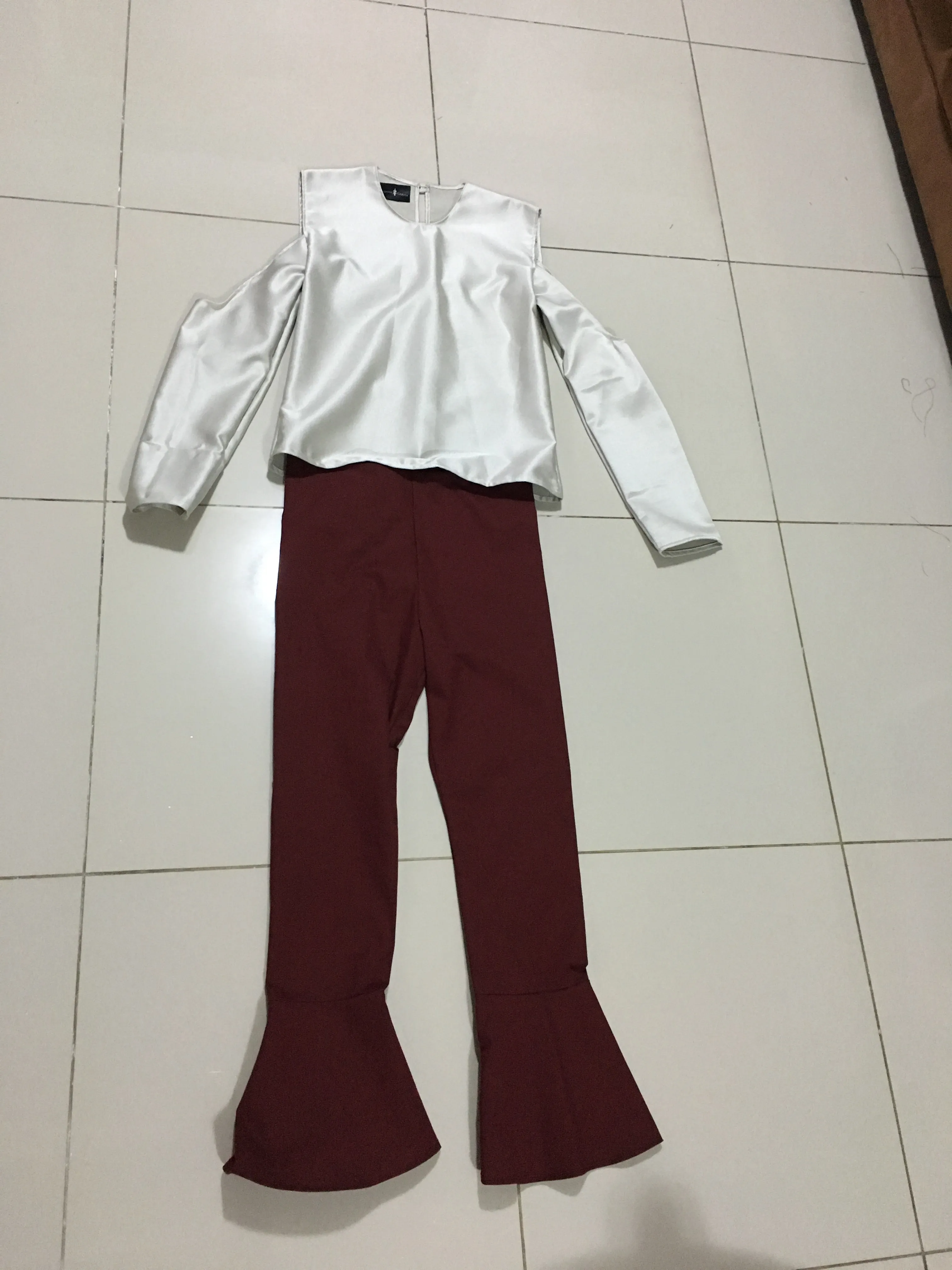 Pants with mini flare