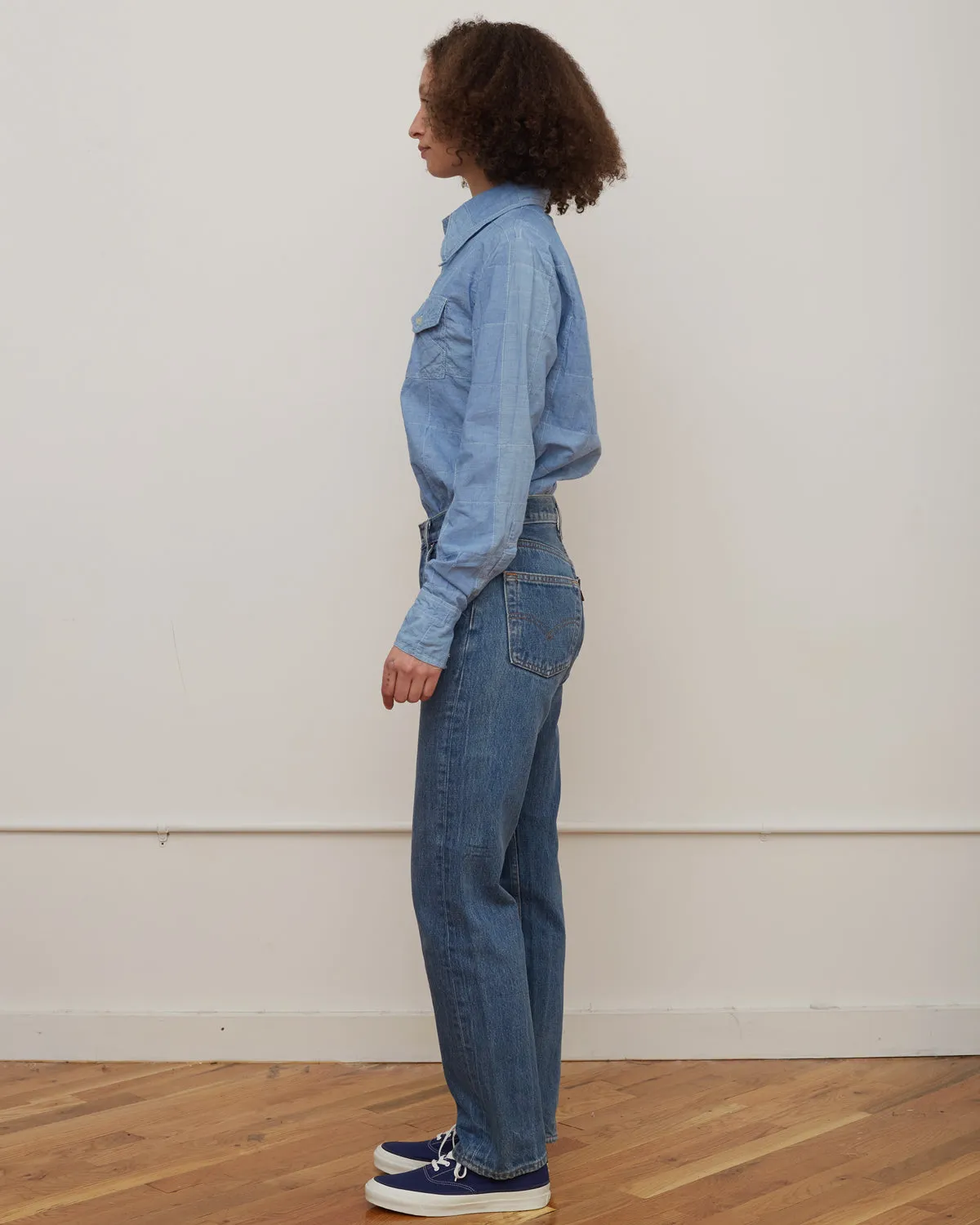 Patchwork Chambray Shirts