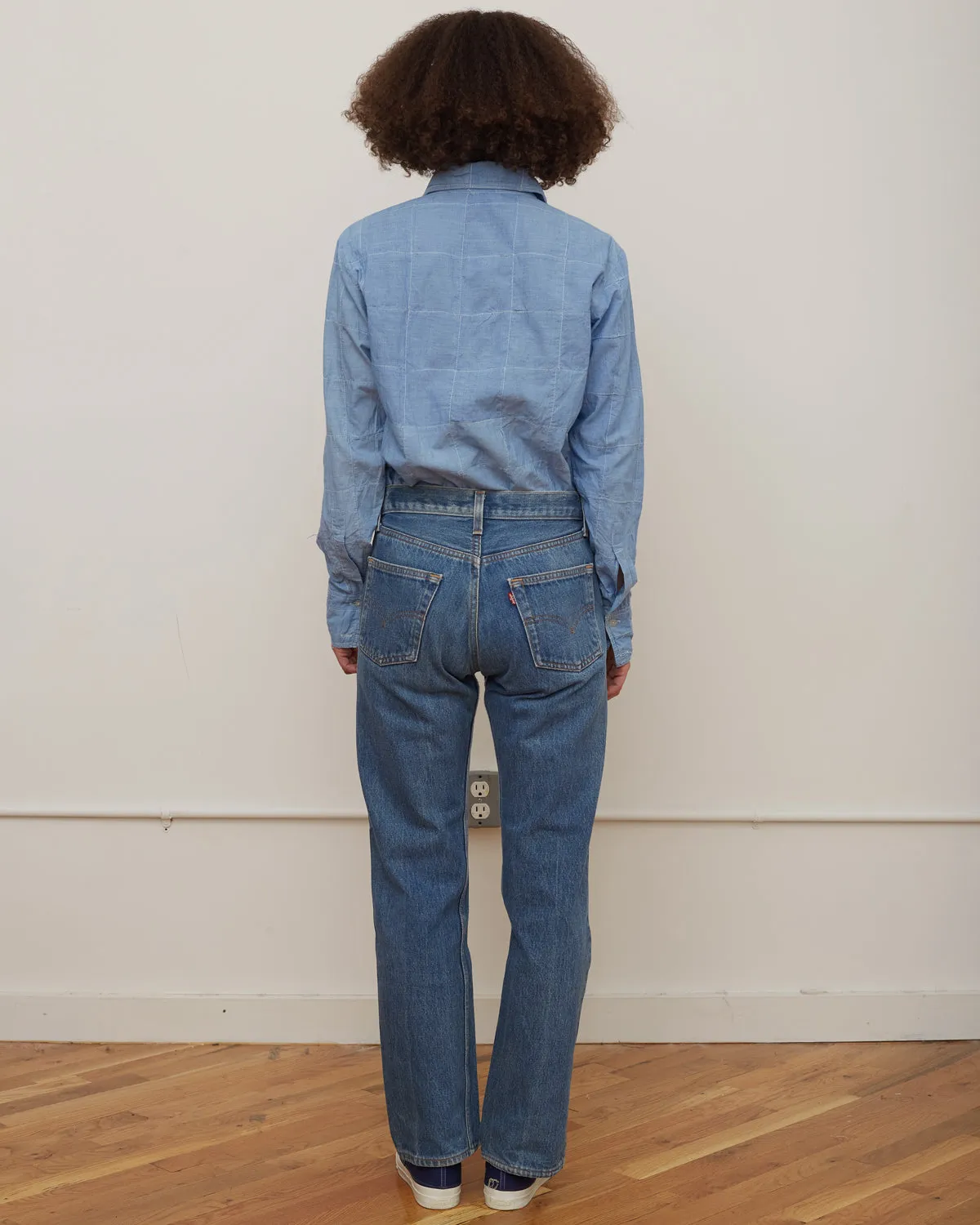 Patchwork Chambray Shirts