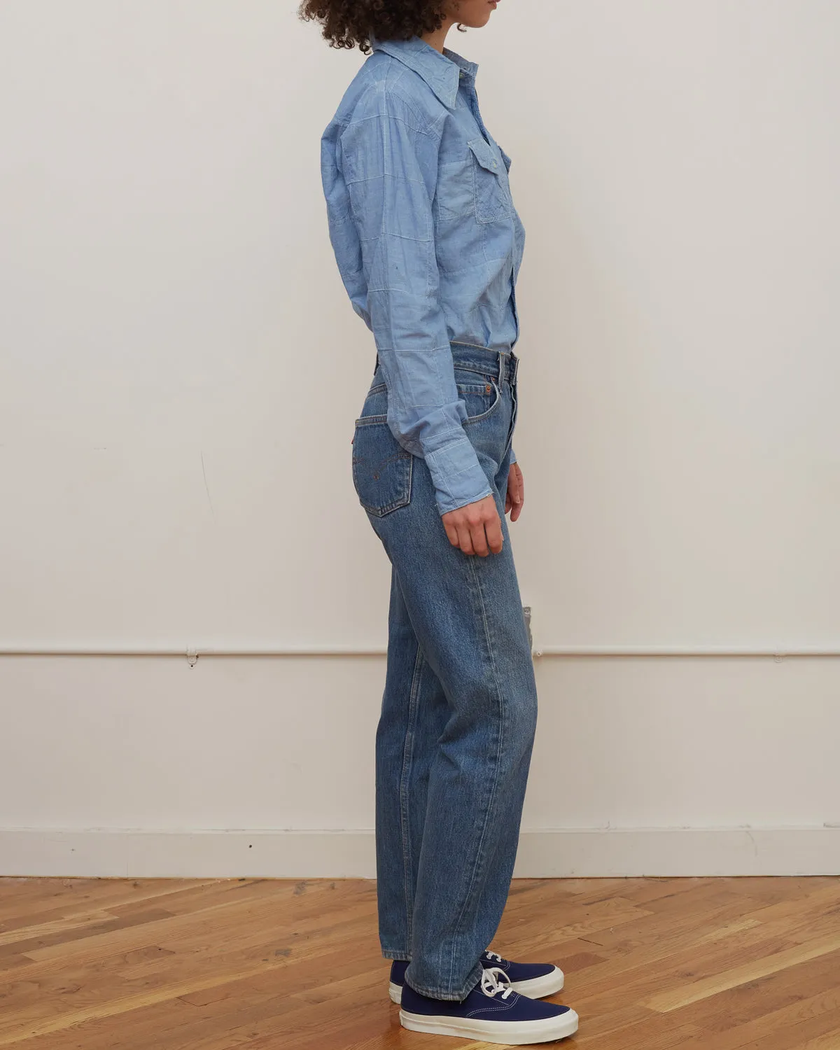 Patchwork Chambray Shirts