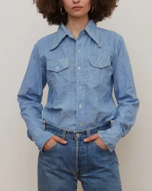 Patchwork Chambray Shirts