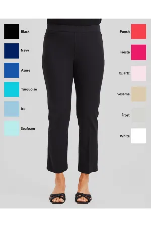 Peace of Cloth Crop Jean Pull On Pant in Black
