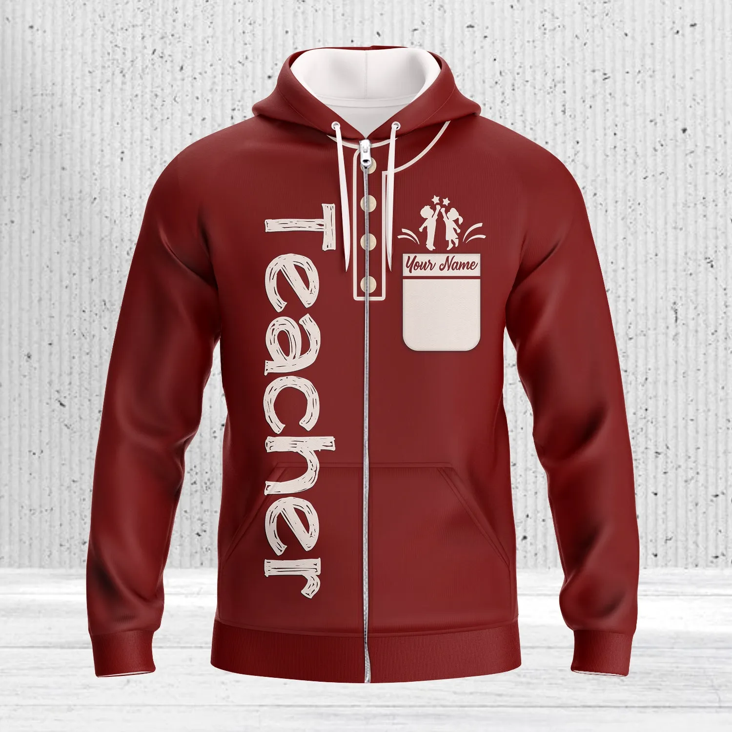 Personalized Preschool Teacher Graphic Design 3D Printed Shirts