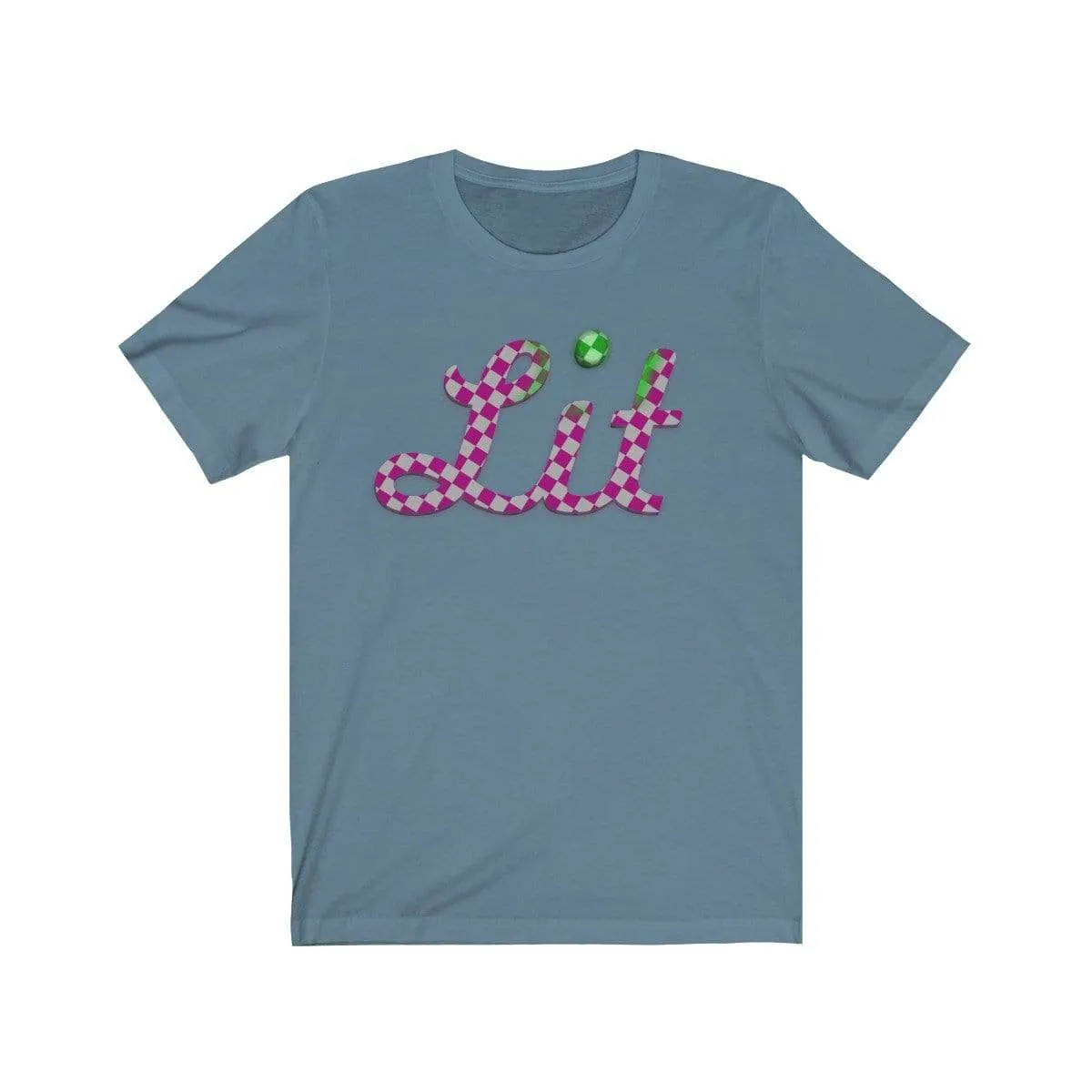 Pink Checkered Lit T-shirt