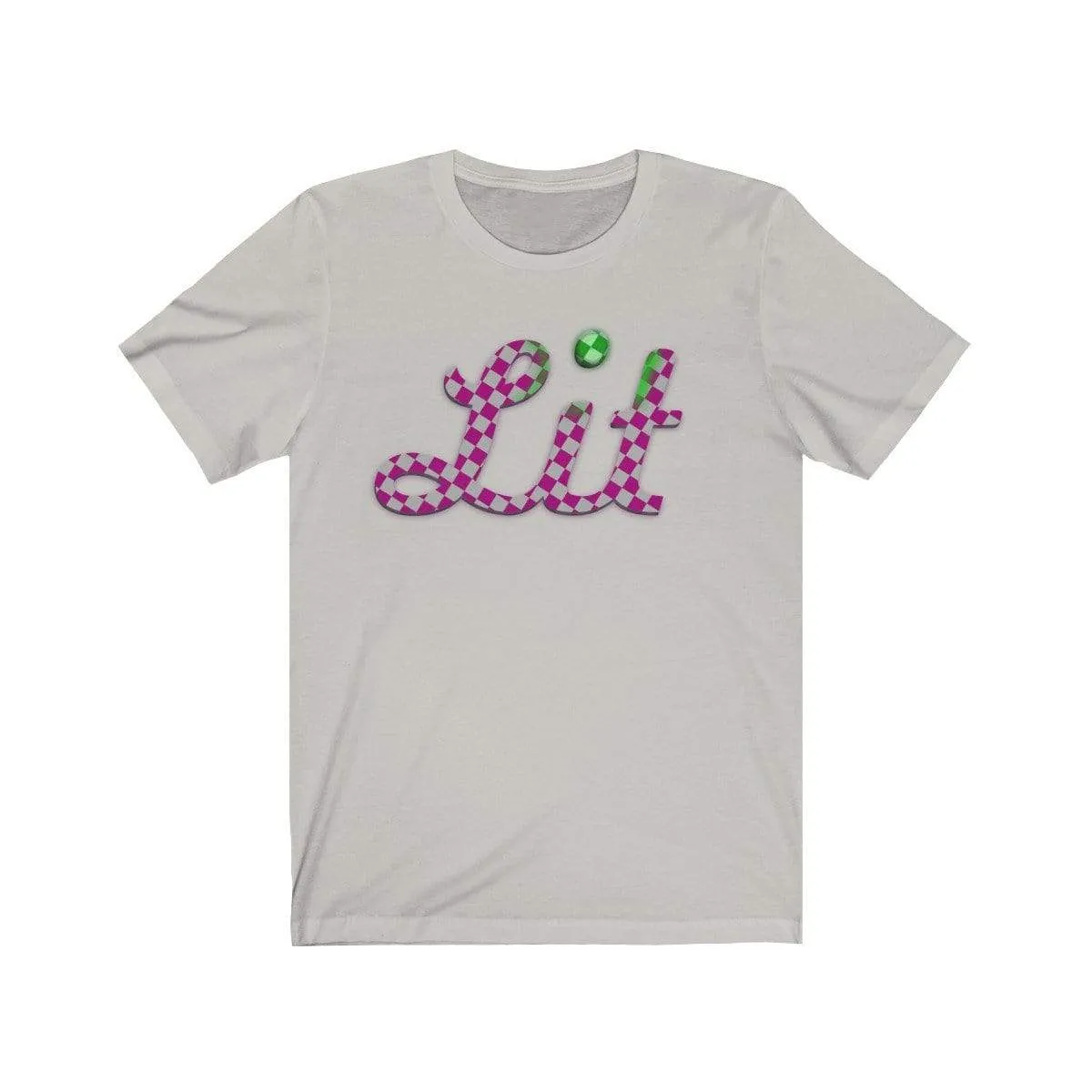 Pink Checkered Lit T-shirt
