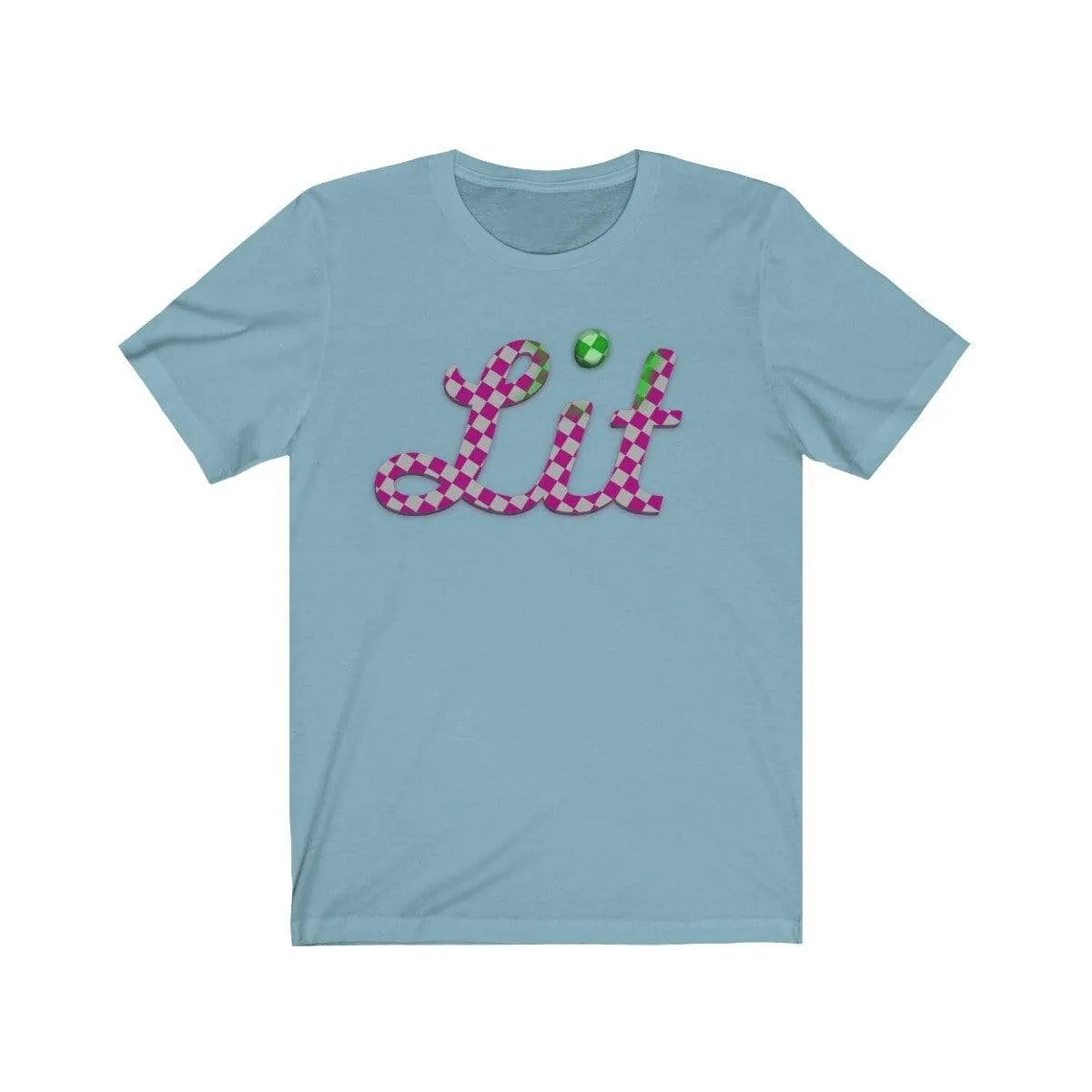 Pink Checkered Lit T-shirt