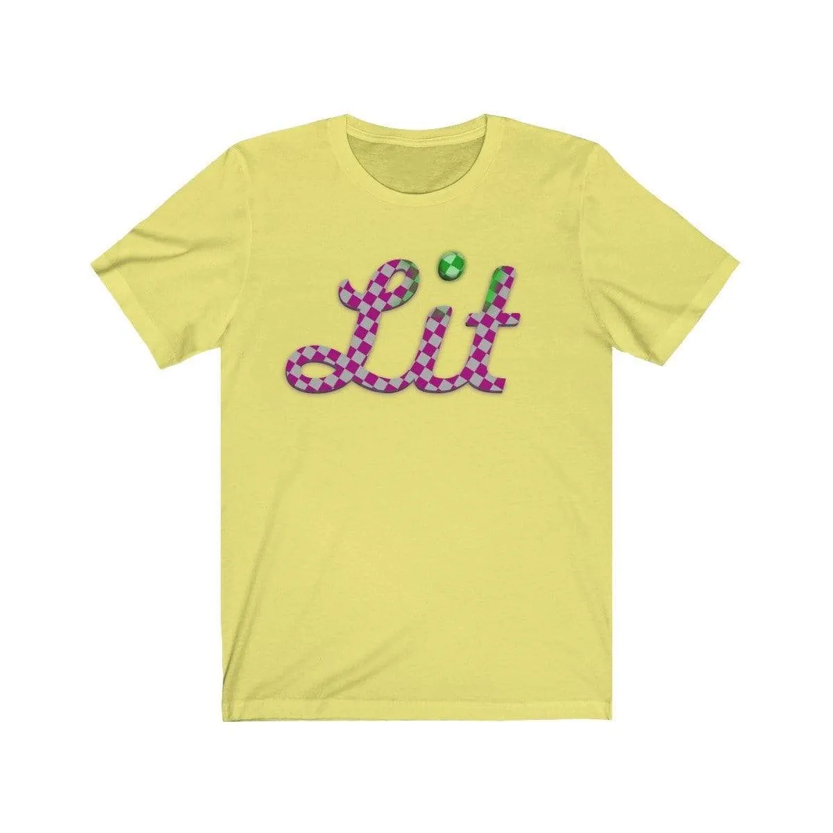 Pink Checkered Lit T-shirt