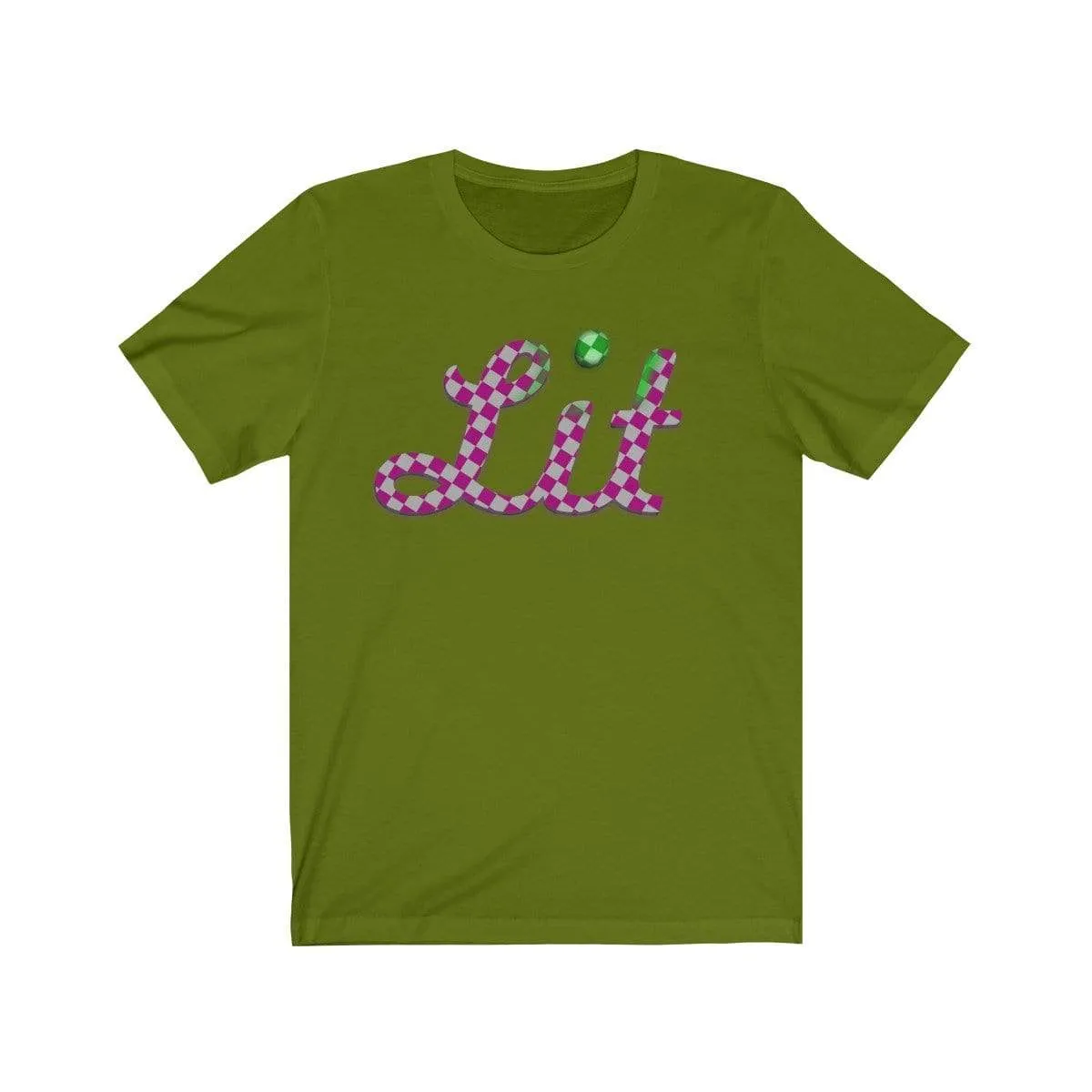 Pink Checkered Lit T-shirt