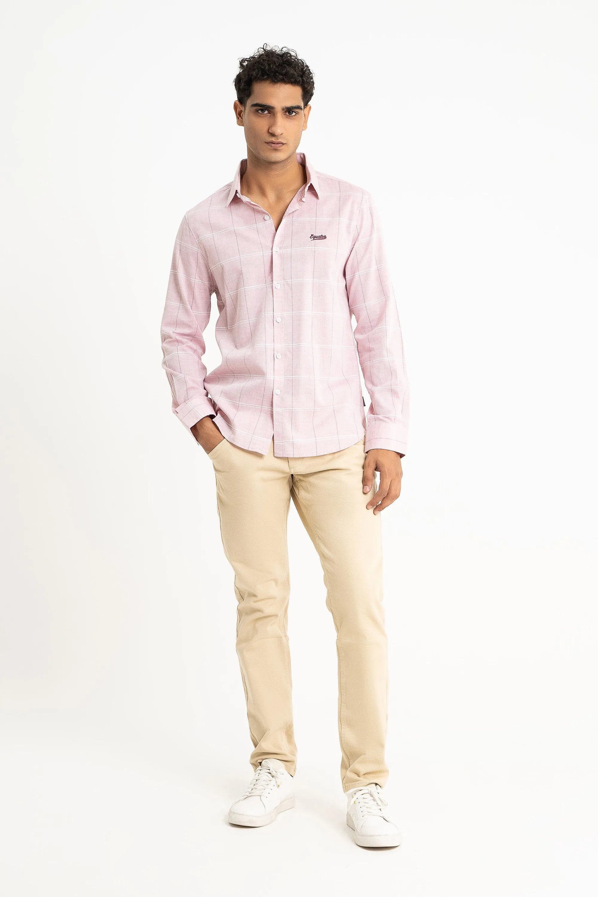 Pink Checkered Shirt