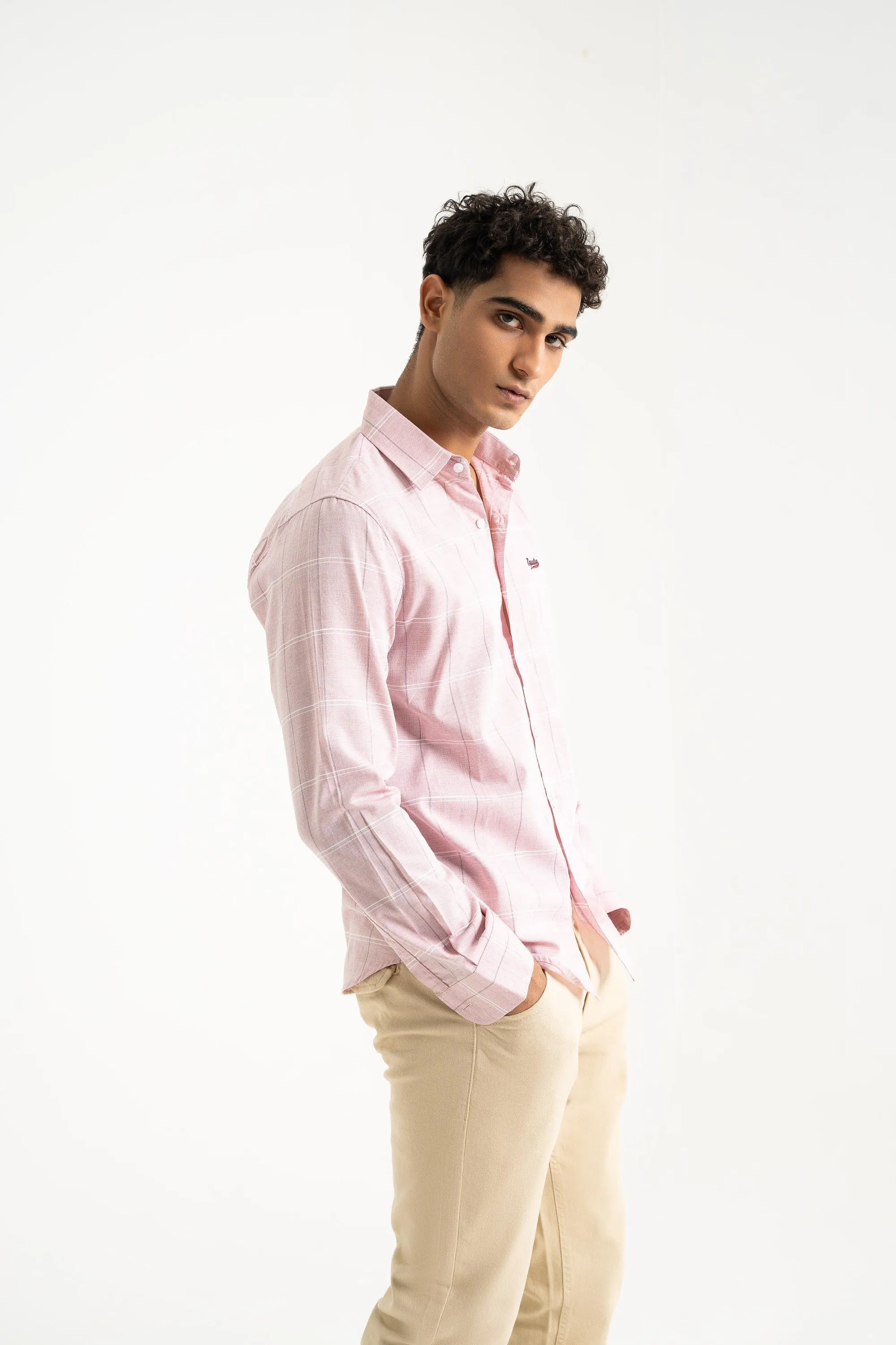 Pink Checkered Shirt