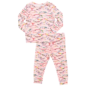 Pink Chicken Kids Bamboo PJ Set - Friendship Bracelet Era