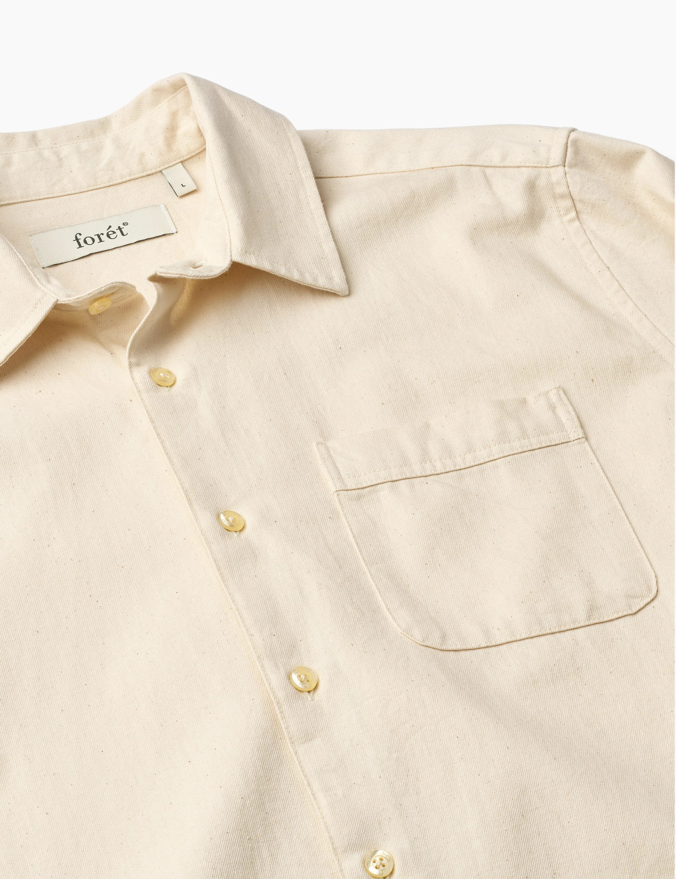 PLUTO CHAMBRAY SHIRT - CLOUD CHAMBRAY