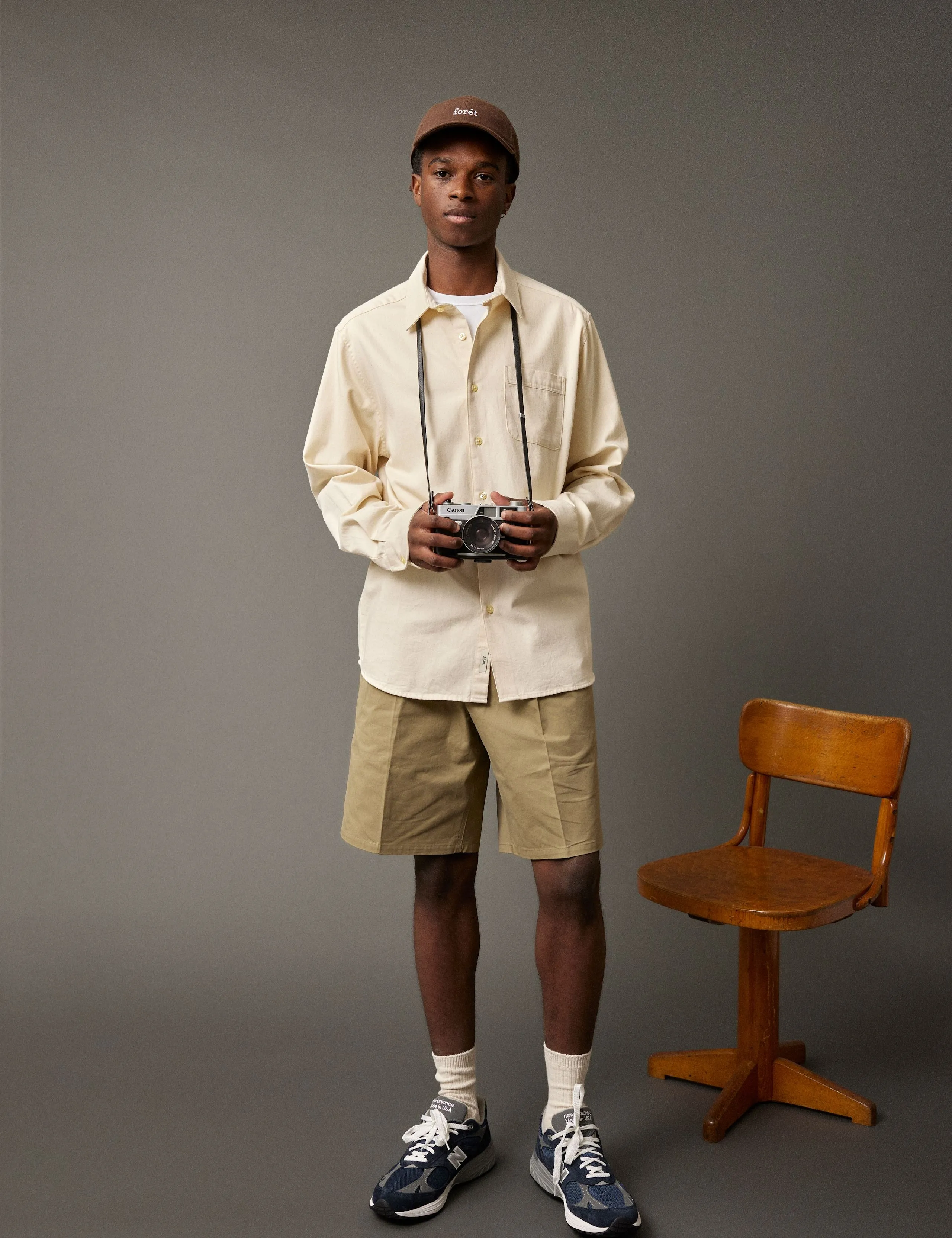 PLUTO CHAMBRAY SHIRT - CLOUD CHAMBRAY