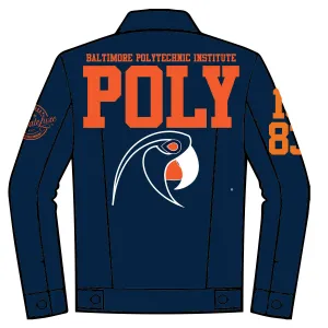 POLYTECHNIC | CROP DARK DENIM JACKET
