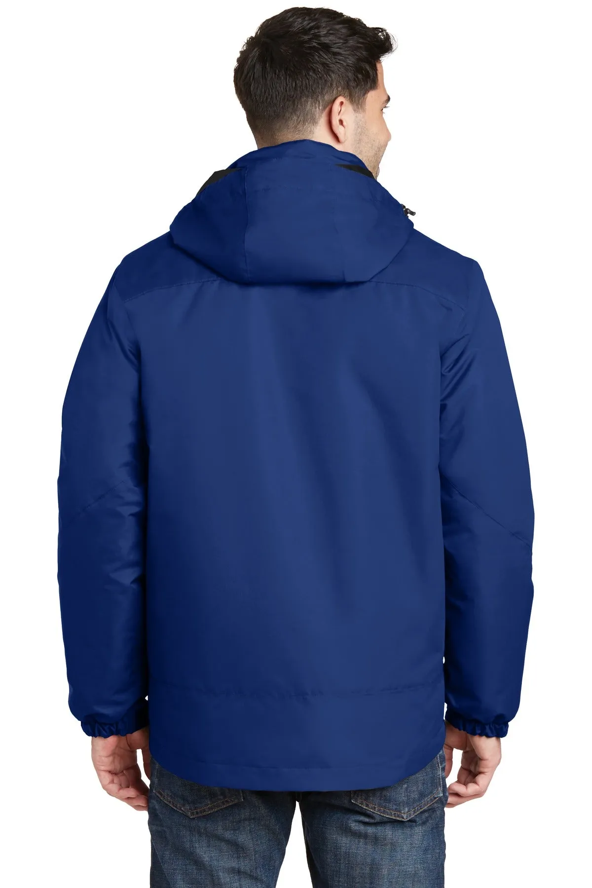 Port Authority Vortex Waterproof 3-in-1 Jacket. J332 Night Sky Blue/ Black