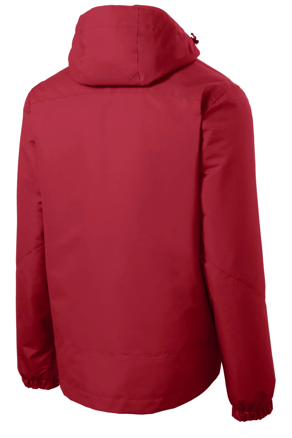 Port Authority Vortex Waterproof 3-in-1 Jacket. J332 Rich Red/ Black