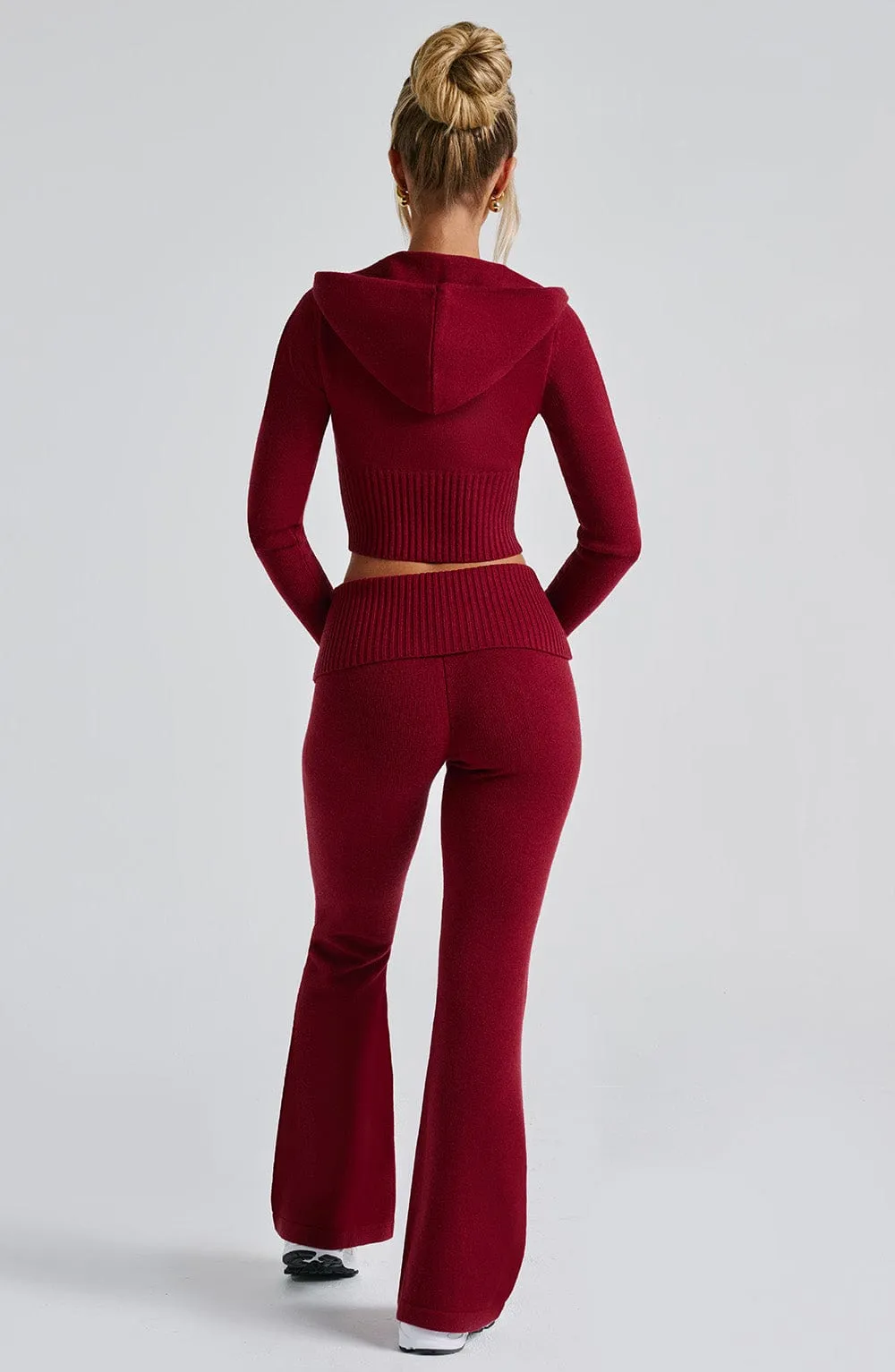 Portia Knit Pants - Red