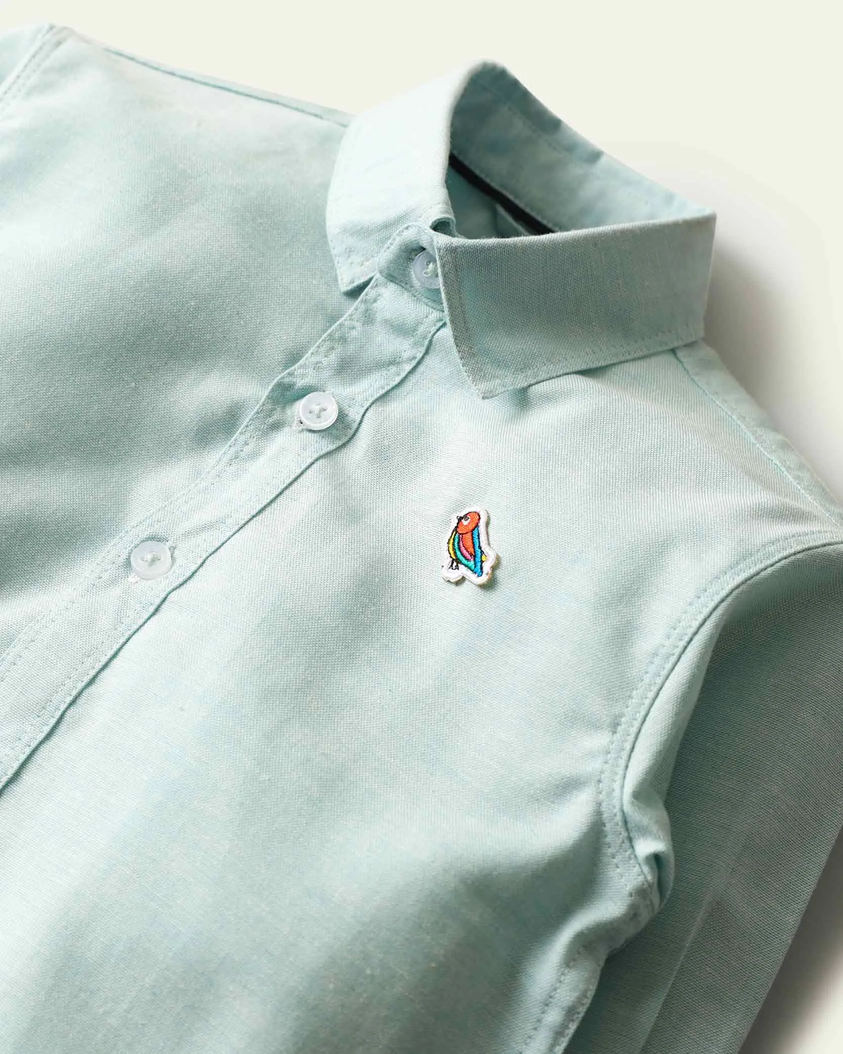 Powder Blue Chambray Shirt
